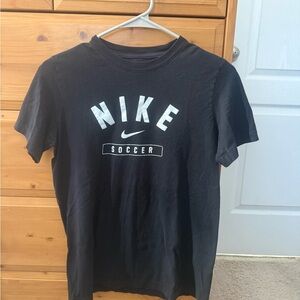 Nike Boys Black Soccer T-Shirt